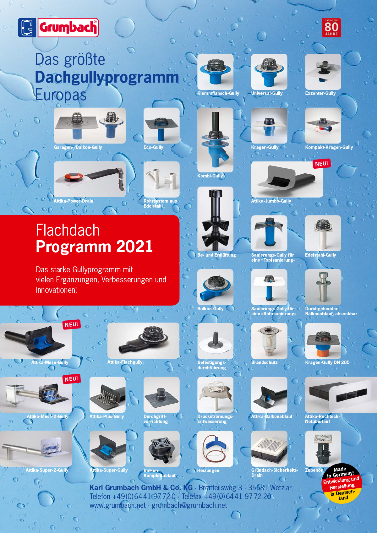 Grumbach Flachdachprogramm 2020