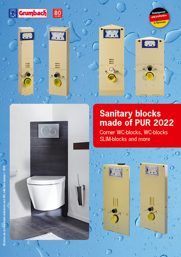 Brochure Sanitärbausteine 2022 (German)