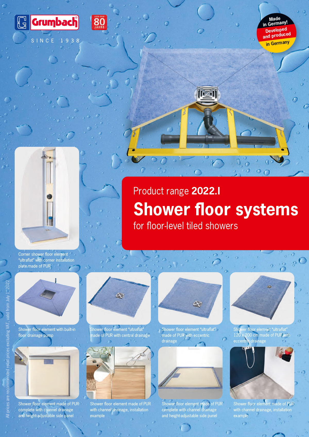 Grumbach Shower-floor-systems program 2022-I
